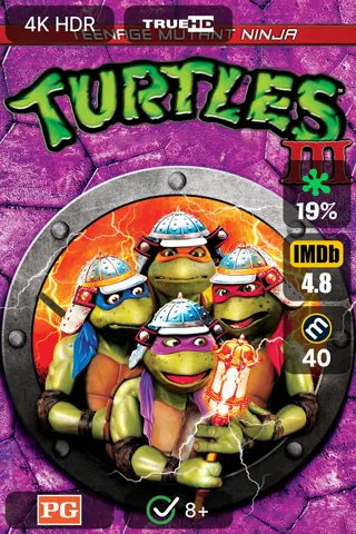 Poster for Teenage Mutant Ninja Turtles III